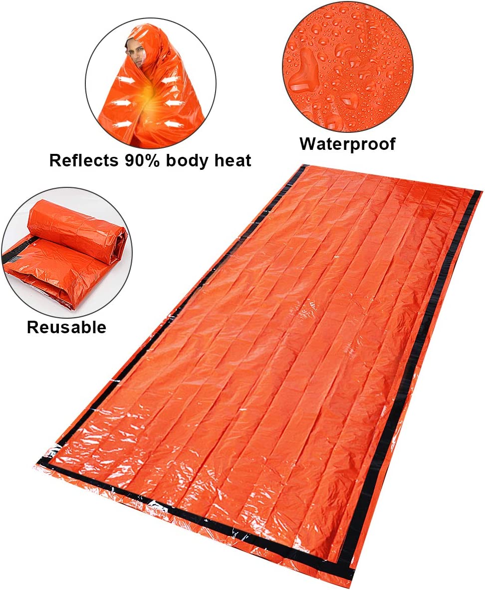 Emergency sleeping bags (Orange)