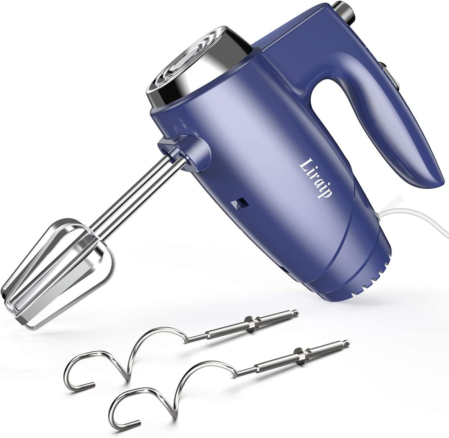 Hand Mixer Electric, (Blue), 7.87 x 3.15 x 6.69 inches