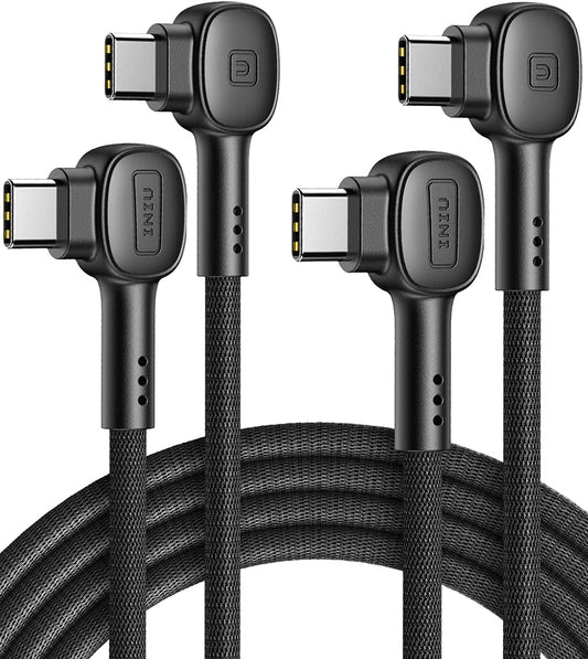 [2 Pack 6.6ft 100W] 20V / 5A PD QC 4.0 Fast Charging USB C Cable