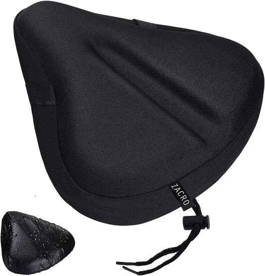 Gel Bike Seat Cover, Color: Black, ‎11.14 x 10.75 x 2.95