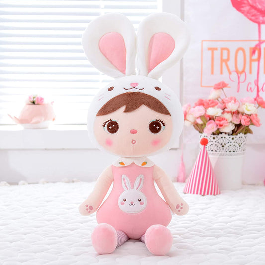 14" Pink Plush Bunny