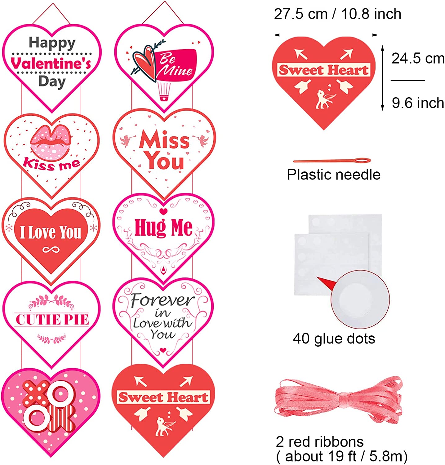 Valentine's Day decoration, party supplies