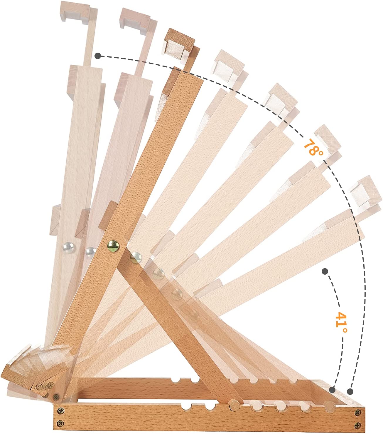 Wooden H-Frame Easel for Study