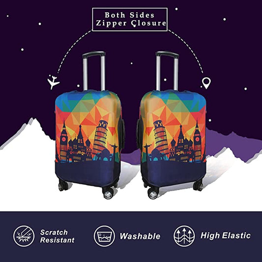 Travel Luggage Cover 18 to 32 inches, Modern City