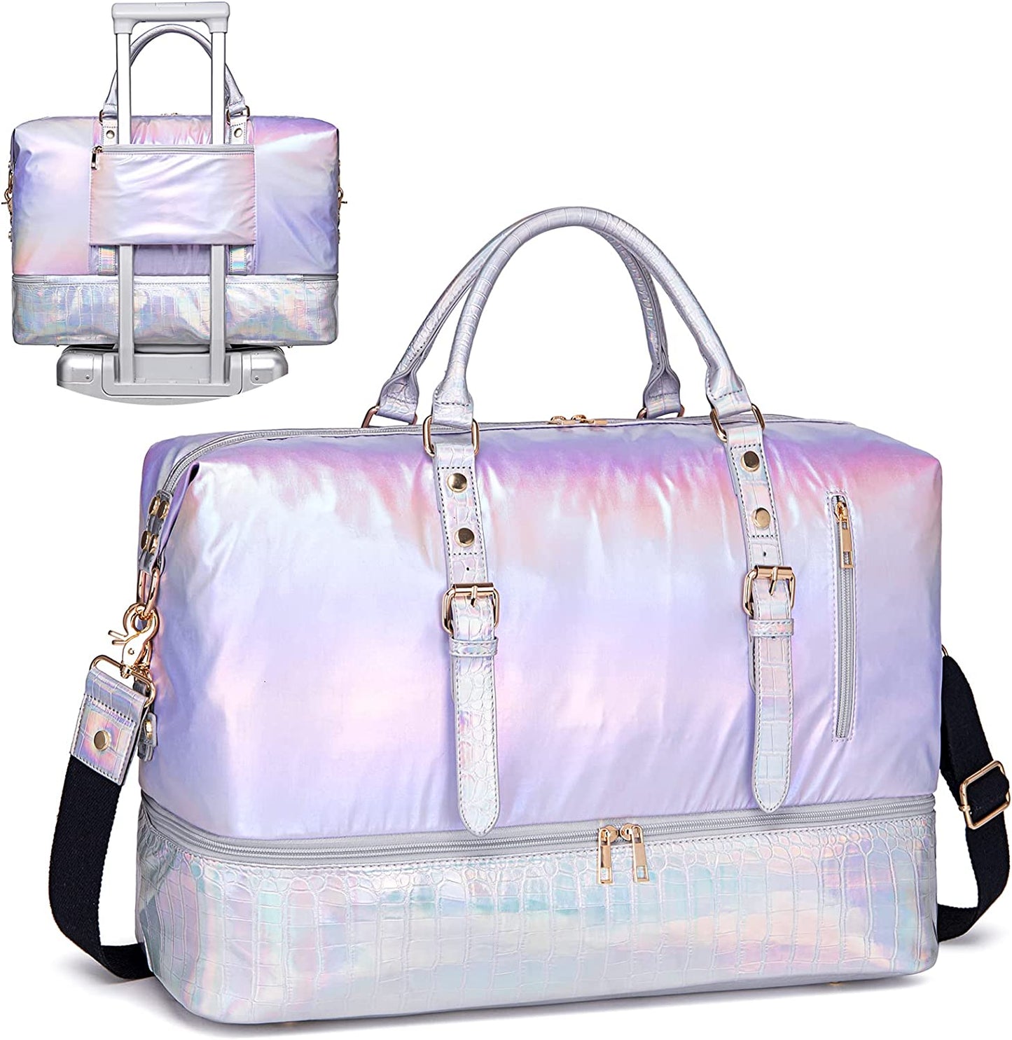 Water resistant travel bag, Colour: Purple