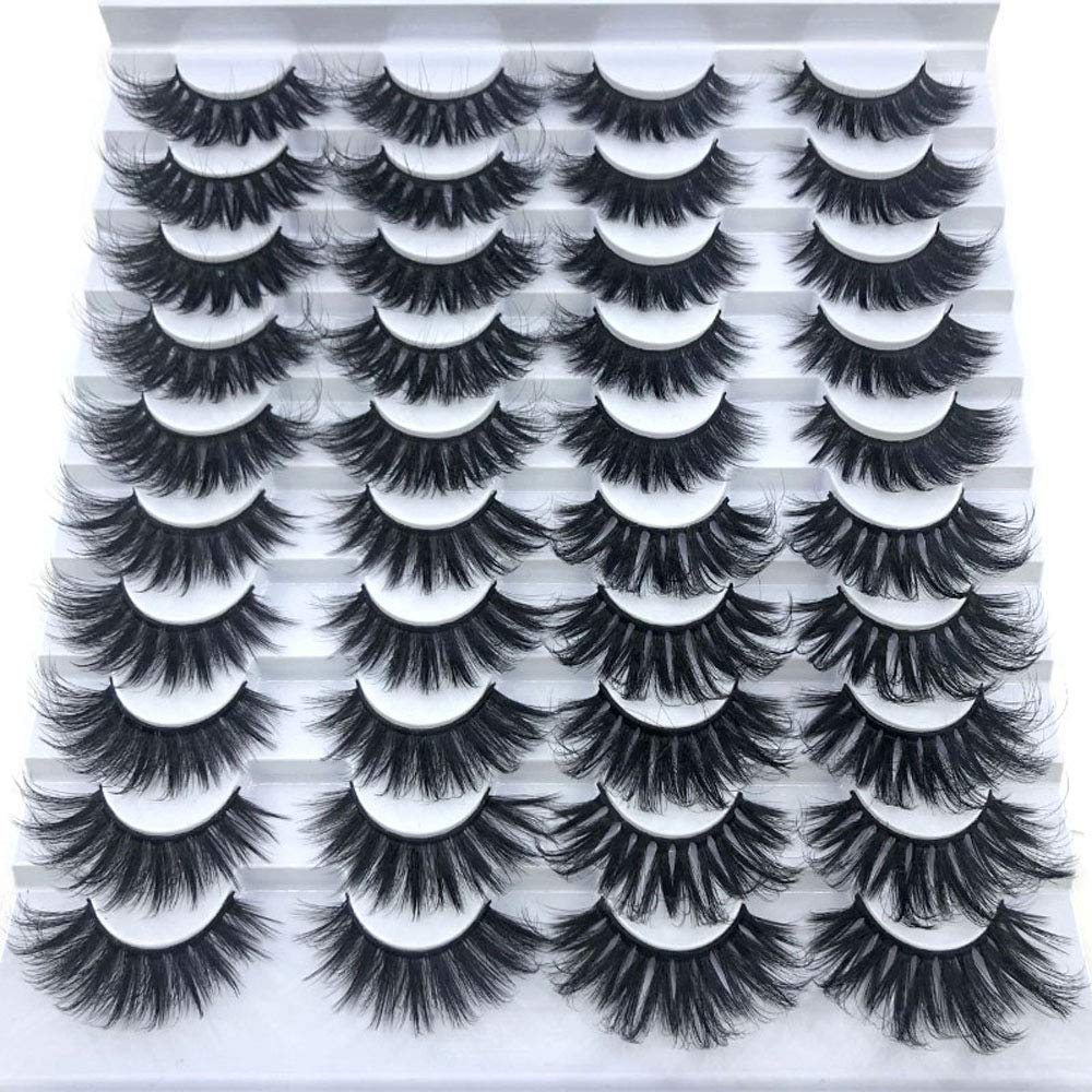 20 pairs, 3D Mink Lashes, Style: F082