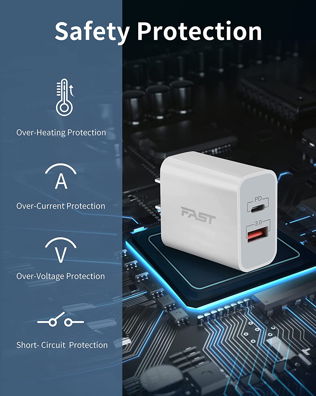 Type C Usb Fast Wall Charger.