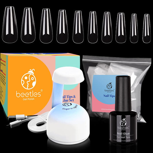 Acrylic nail kit and nail glue gel