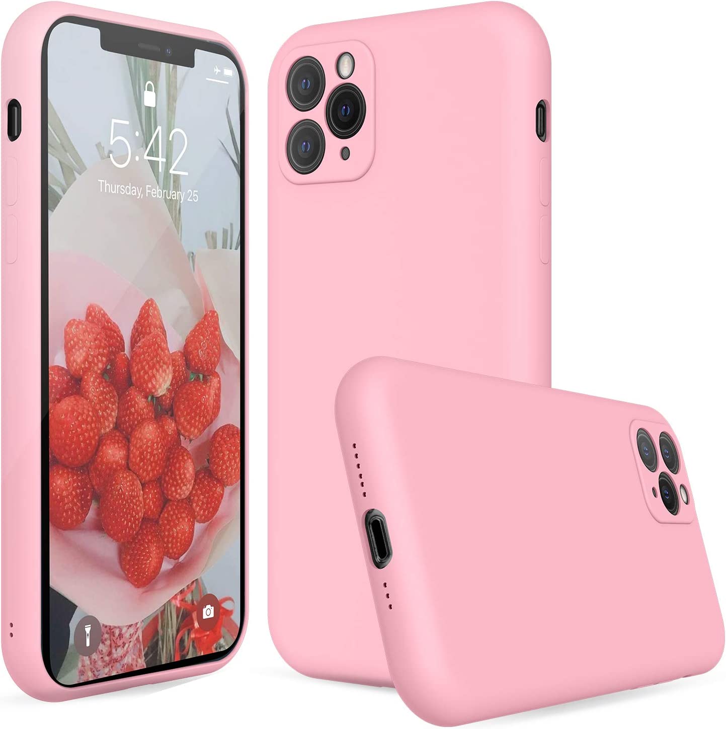 Silicone phone case, Crystal Pink, 6.5 inches