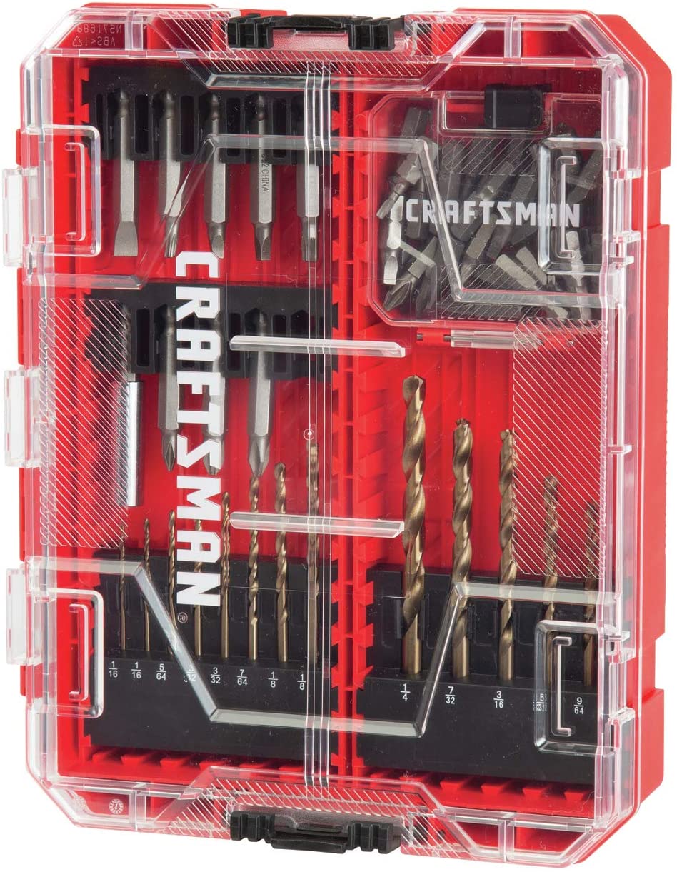 Screwdriver Bit Set, 53 Piece, Alloy Steel, Finish Black Oxide