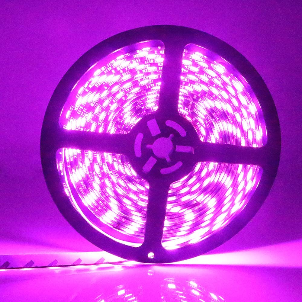 5M 16.4Ft Flexible Waterproof Pink LED Light Strip