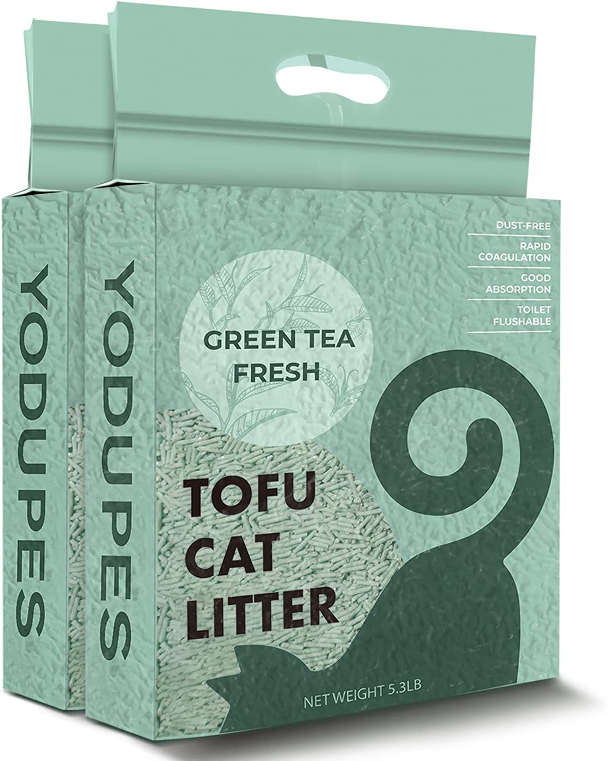 Light Pet Litter - 5.3 lbs, Green Tea