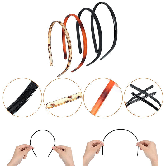 15 multi-style elastic headbands (style E)