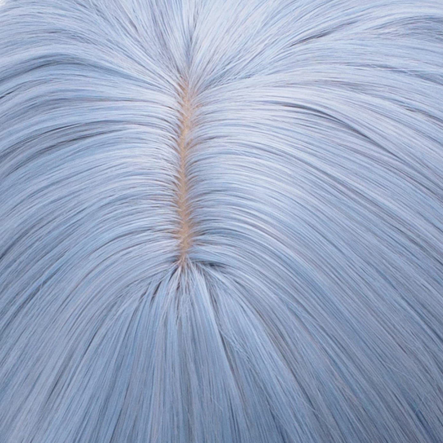 Long Blue fringe wig