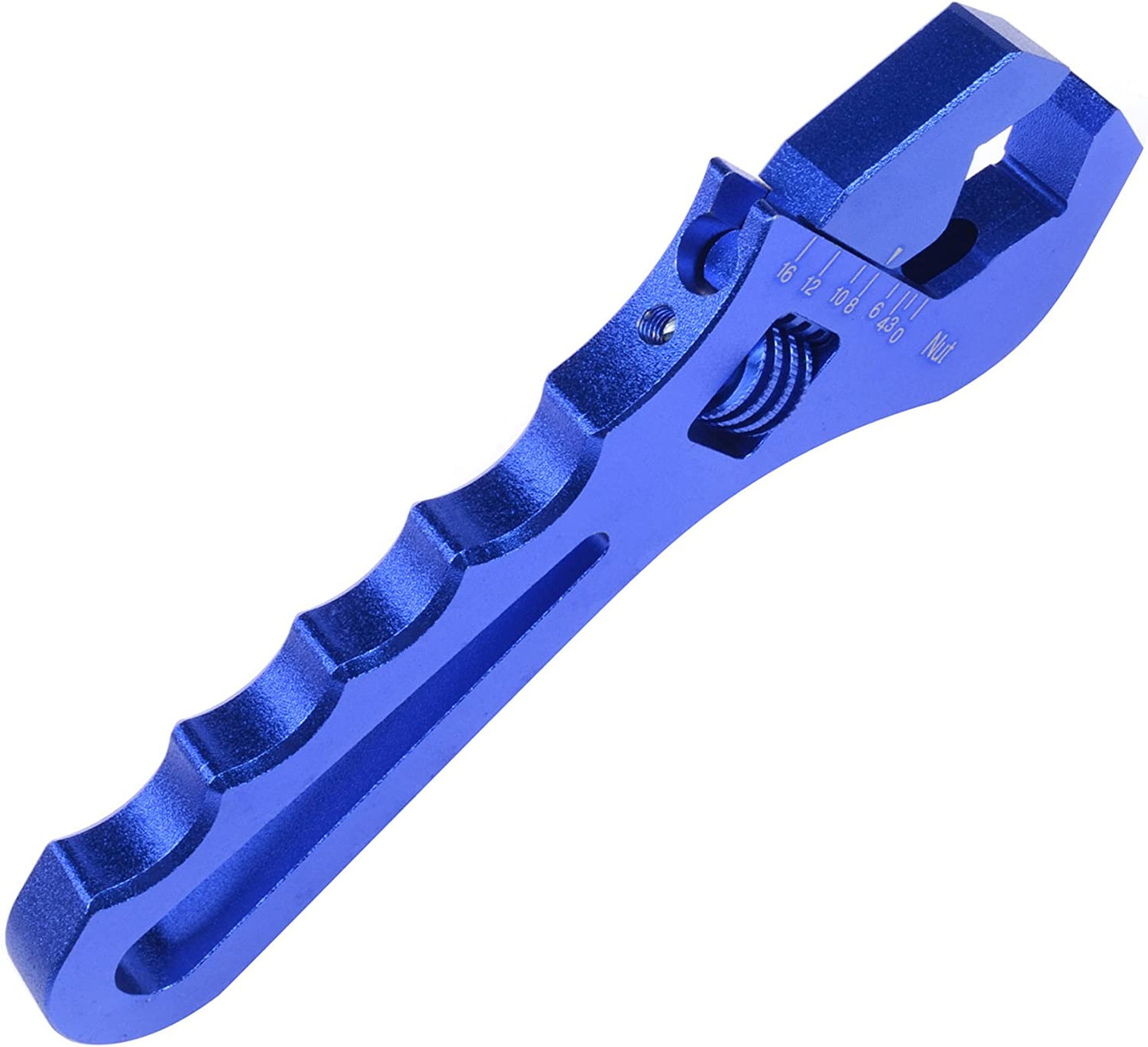 0.02 Kilogram light aluminum wrench, (blue)