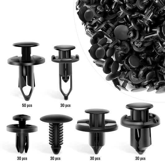 Universal Plastic Fender Clips, 200 Pcs