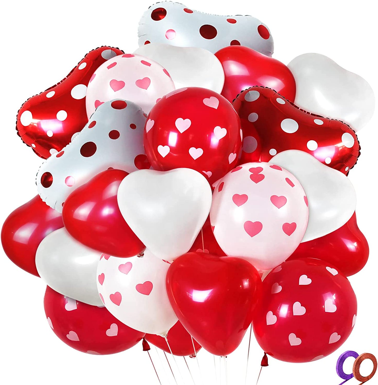 60 Pieces Valentine's Day Balloon Decorations