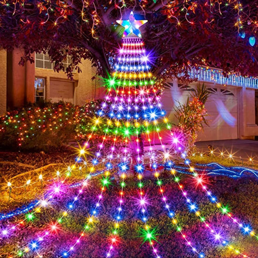 12ft Outdoor Christmas Decoration Lights, Multicolor