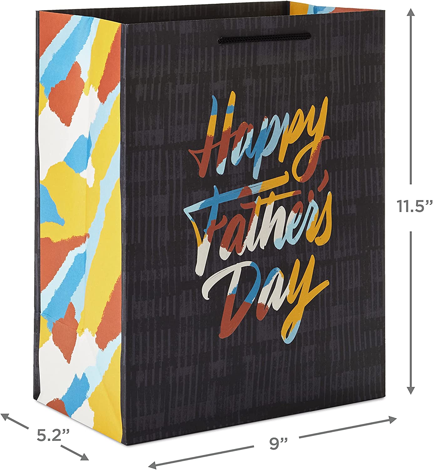 3-Pack Large Mahogany 11" Father's Day Gift Bags