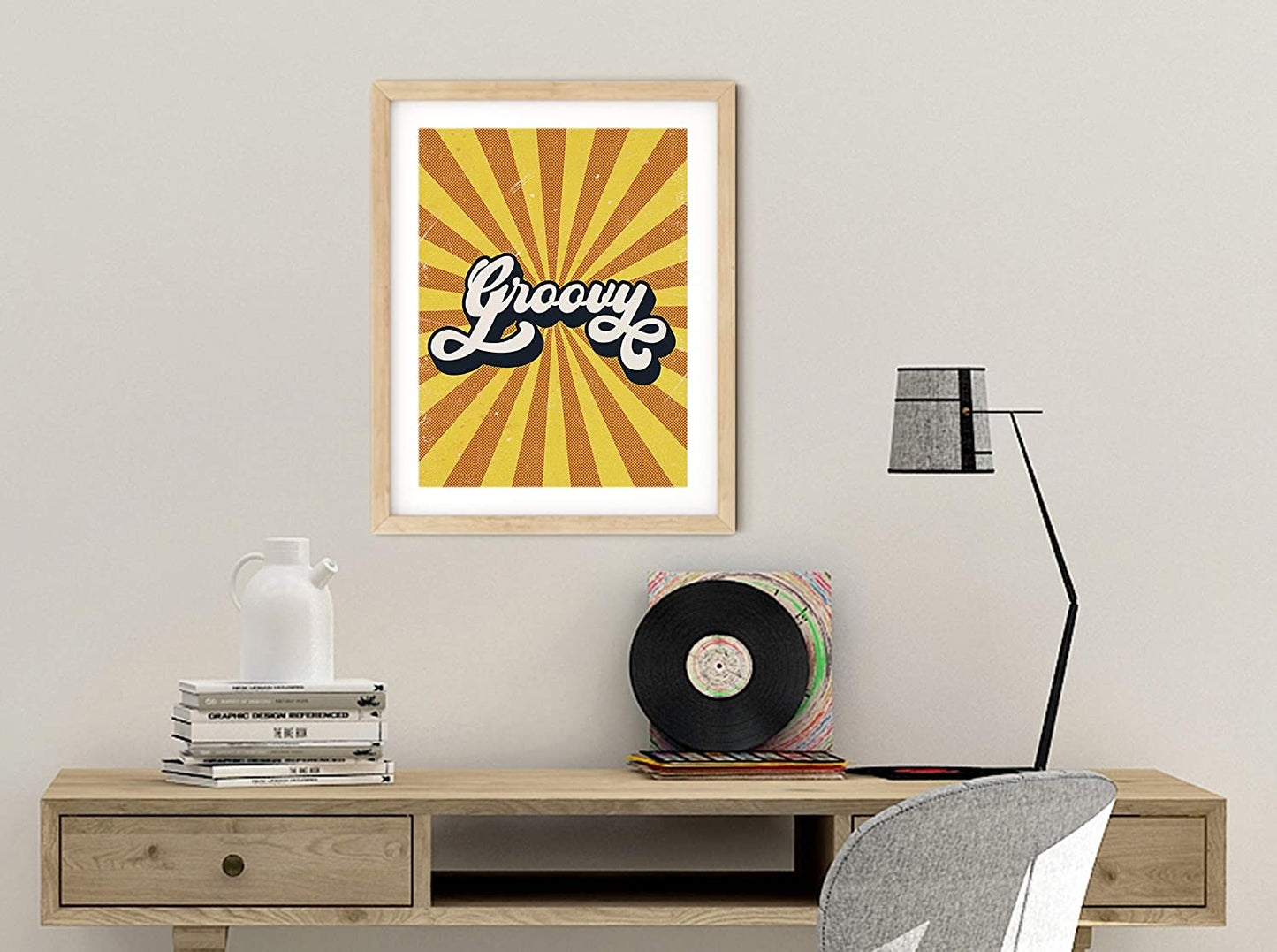 Retro Wall Art Groovy Decor