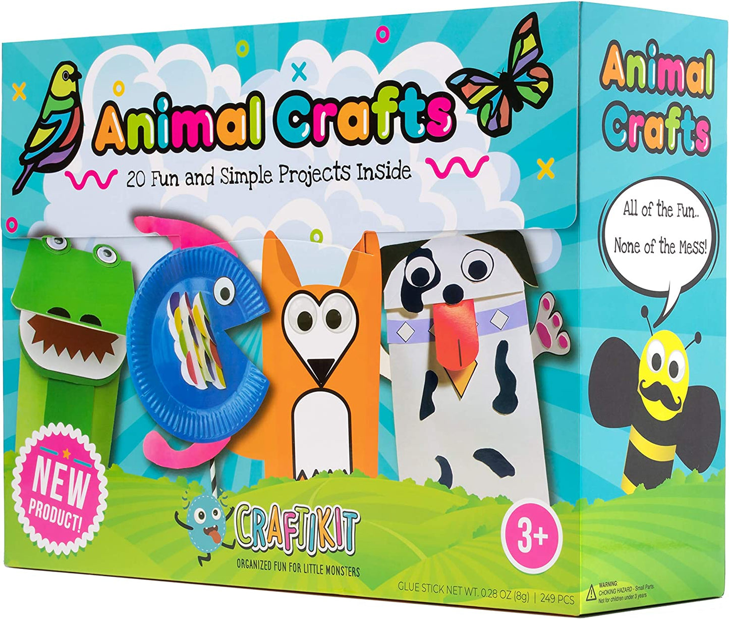 Arts and Crafts for Kids, 20 Boxes, 12.5 x 4 x 9.5 inches