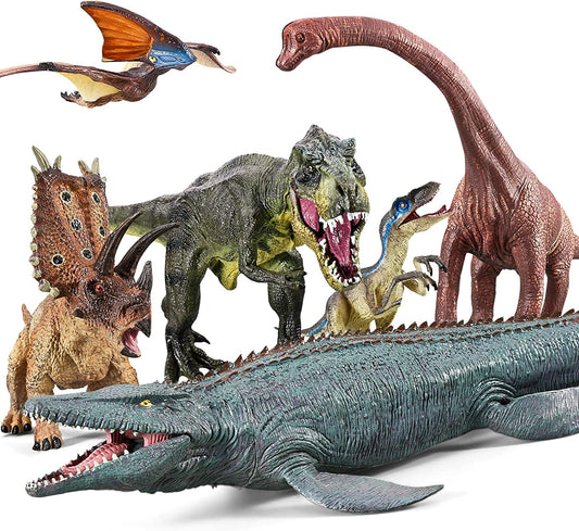 Large Dinosaur Figures, 6PCS Dinosurs