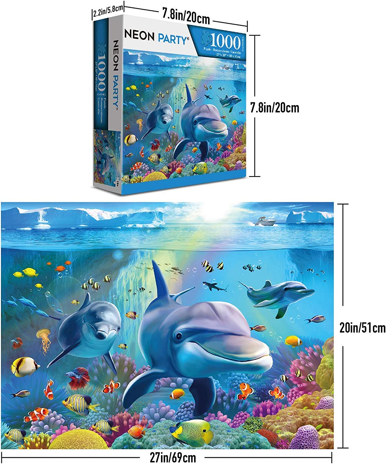 1000 Piece Puzzle - Colour: Seaworld