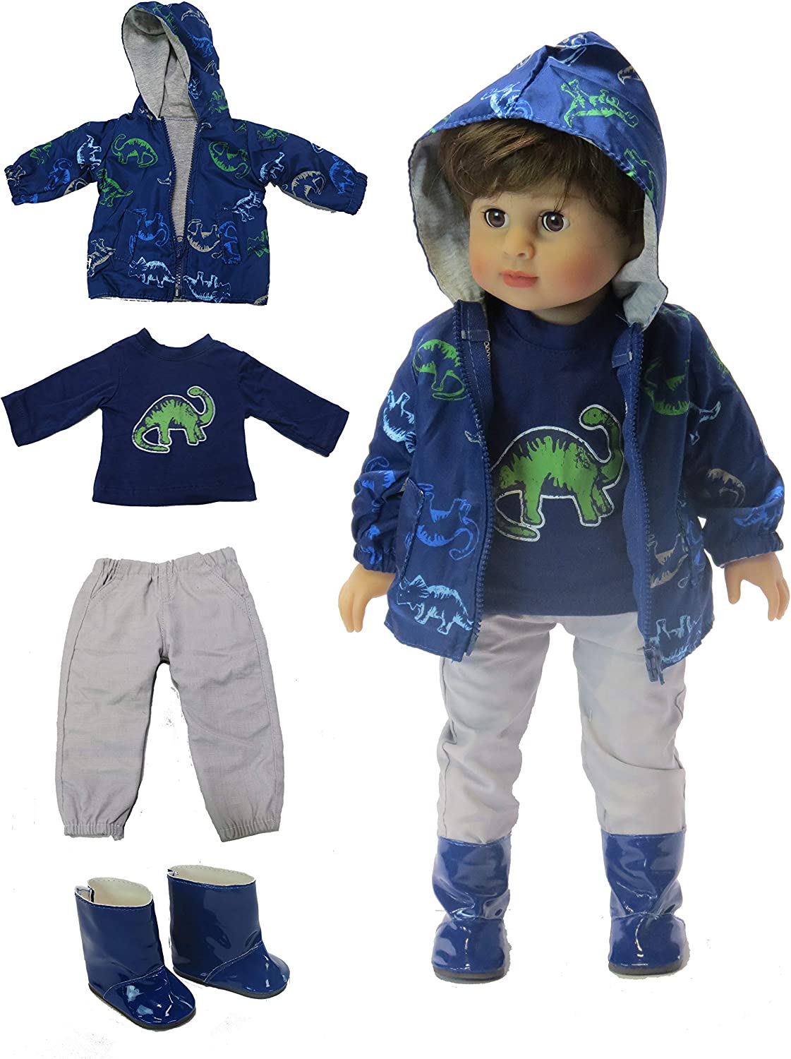 Dinosaur clothing set made for 18 inch dolls