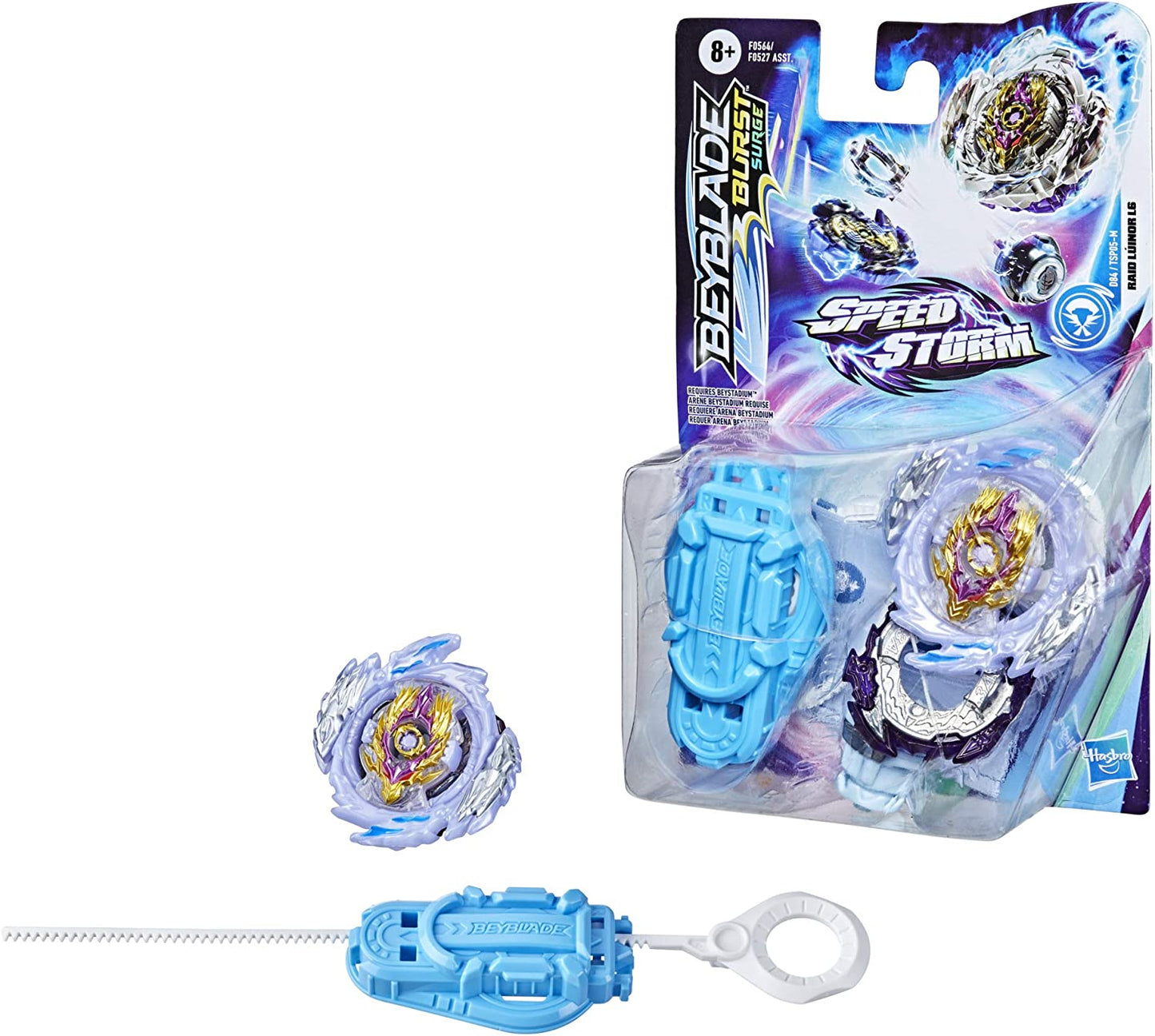 Burst Surge Speedstorm Raid Luinor L6 Spinning Top Starter Pack