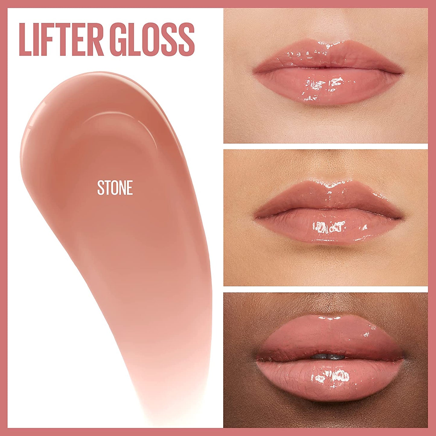 0,18oz Lifter Gloss Lip Gloss, Color: 008 Stone