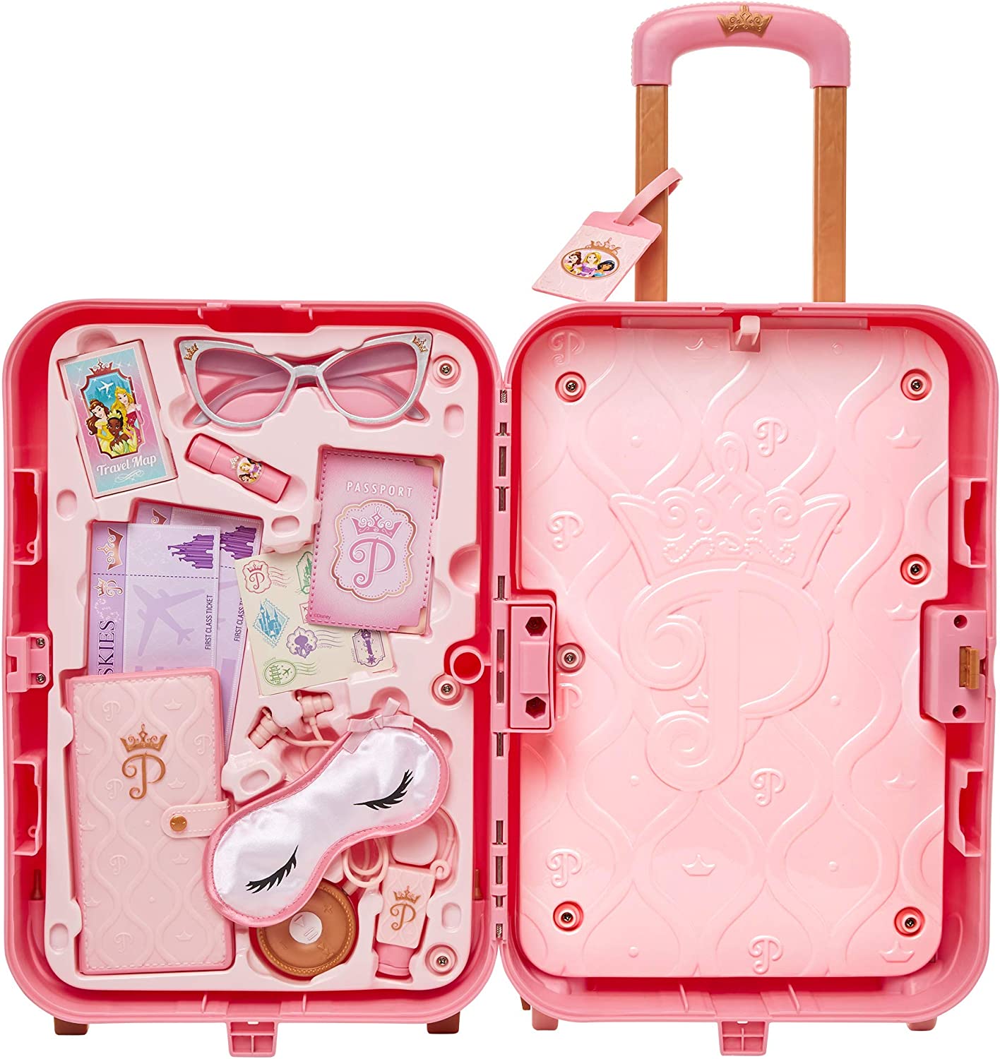 Toy Princess Travel Suitcase Kit - 17 Accessories