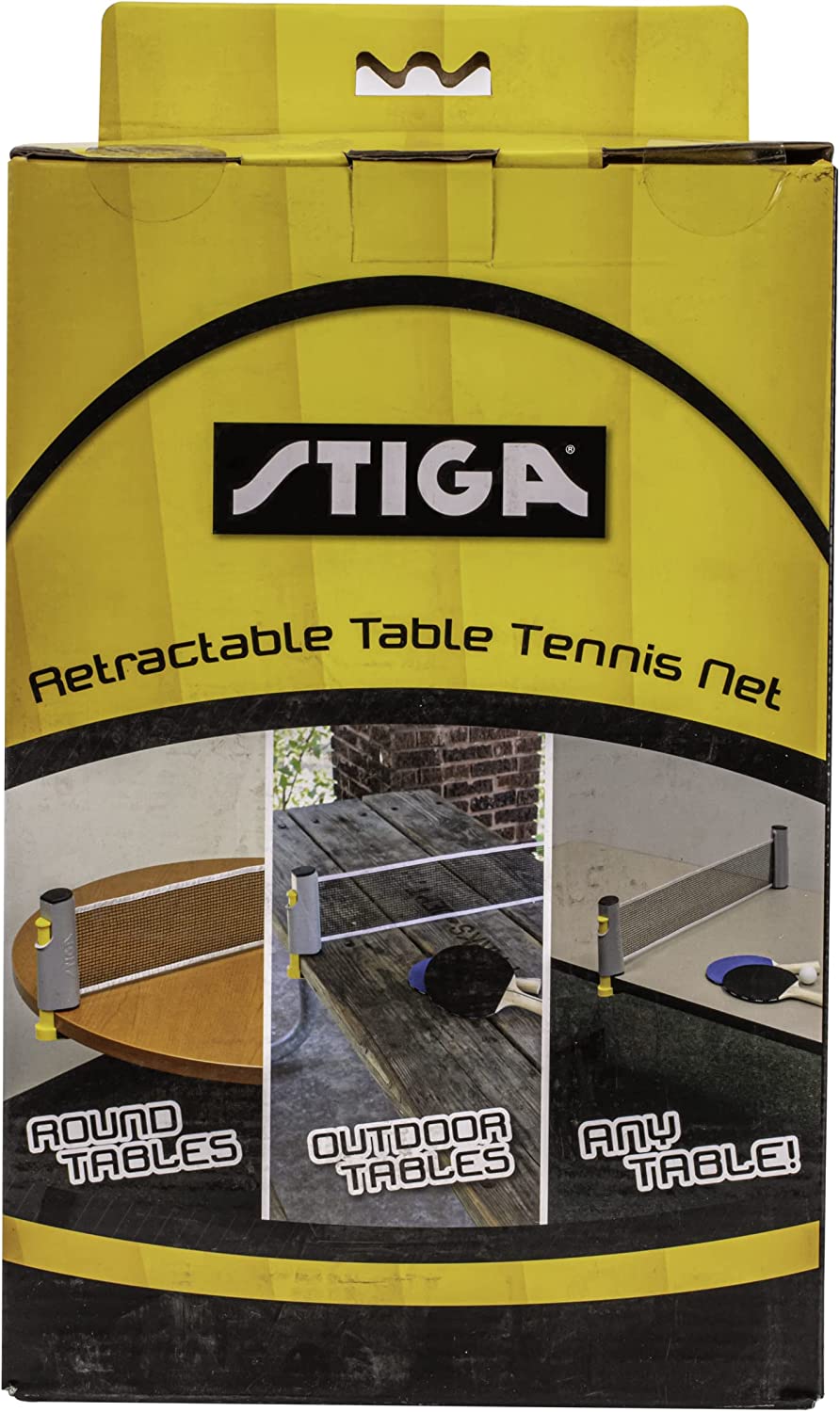 Table Tennis Set Includes Net, Two Paddles, Three Balls, Grey