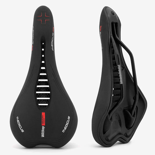 Mens bike seat waterproof bicycle saddle, Style:MTB