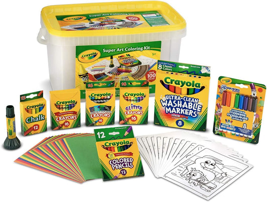 Art Kit for Coloring, Craft Supplies Over 100 Pieces