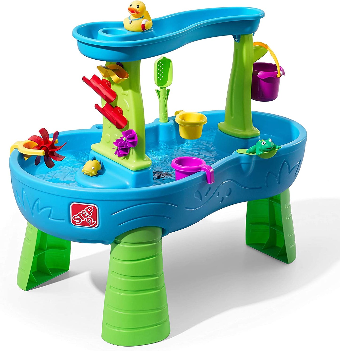 Water play table for children, 13 pieces