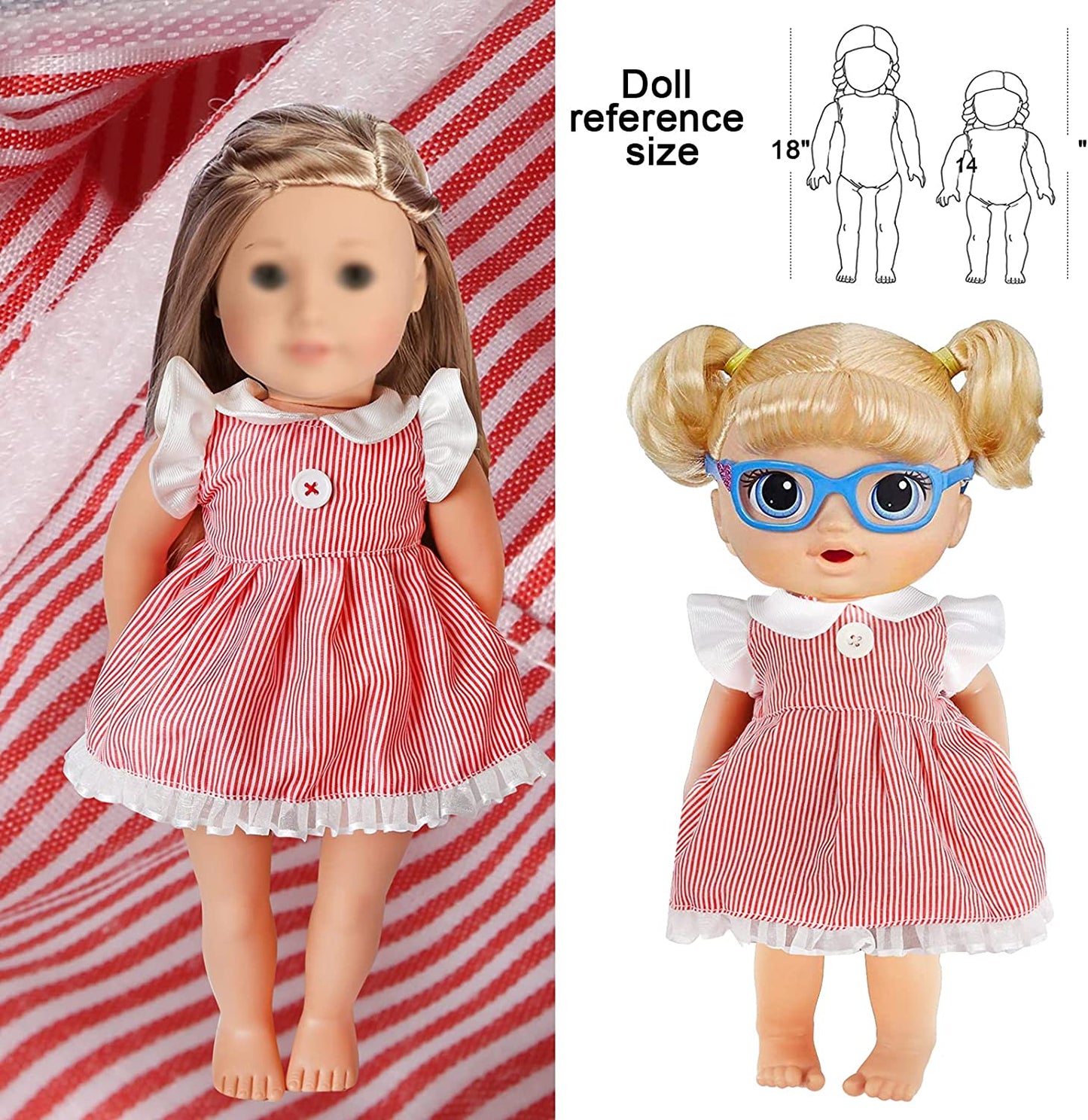 12 doll clothes accessories