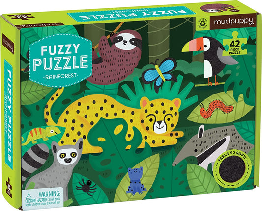 42-Piece Chunky Puzzle, 15" x 11", (Rainforest)