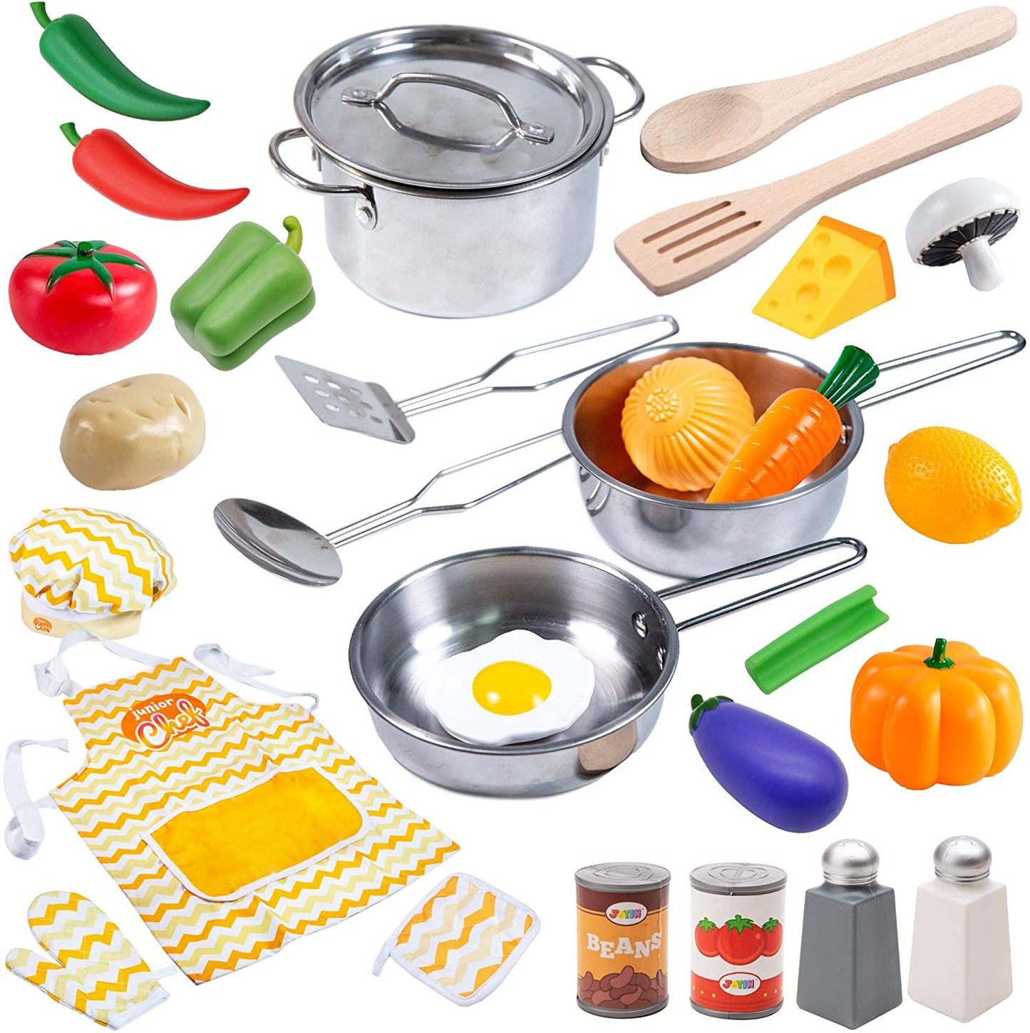 Set of kitchen accessories for children, (29 units)