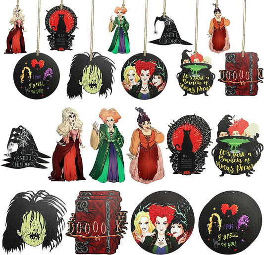 30 pieces of double-sided printed Halloween decorations