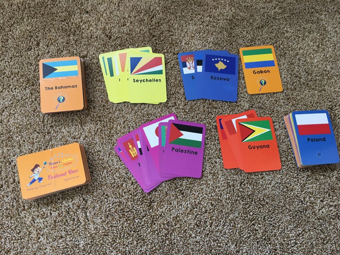 Continental Races Geography Educational Game