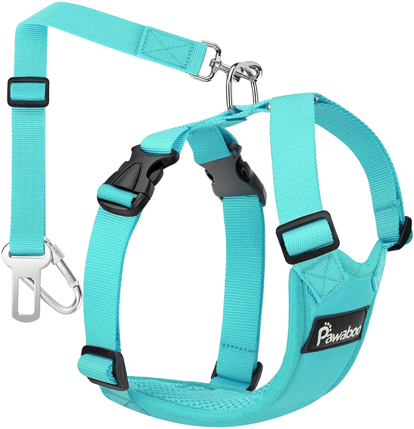 Pet Car Harness, Blue (M)