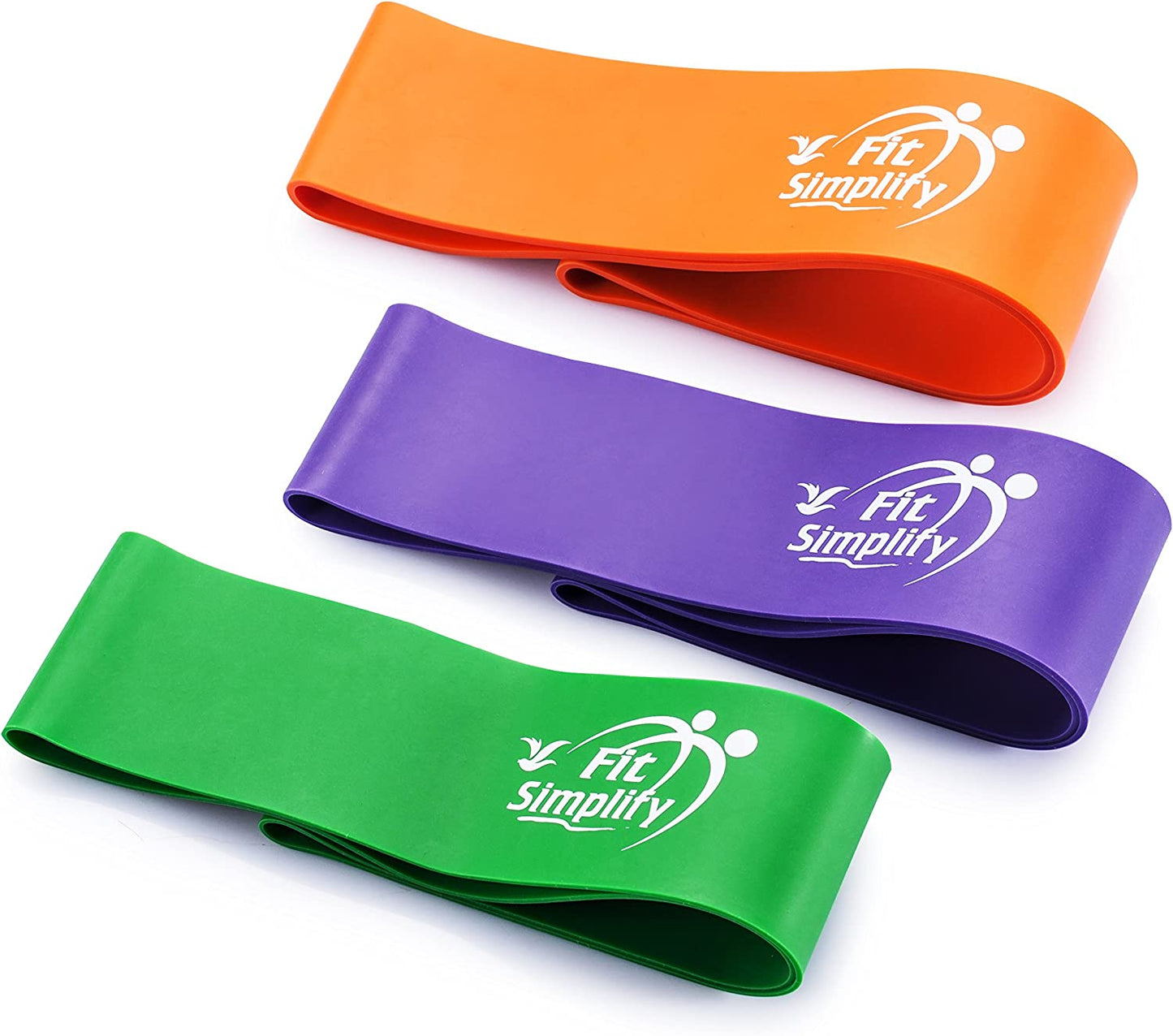 Pro Series Resistance Bands, Set of 3 Green, Purple, Orange