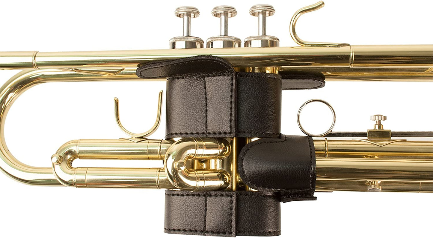 6-point leather valve guard for trumpet