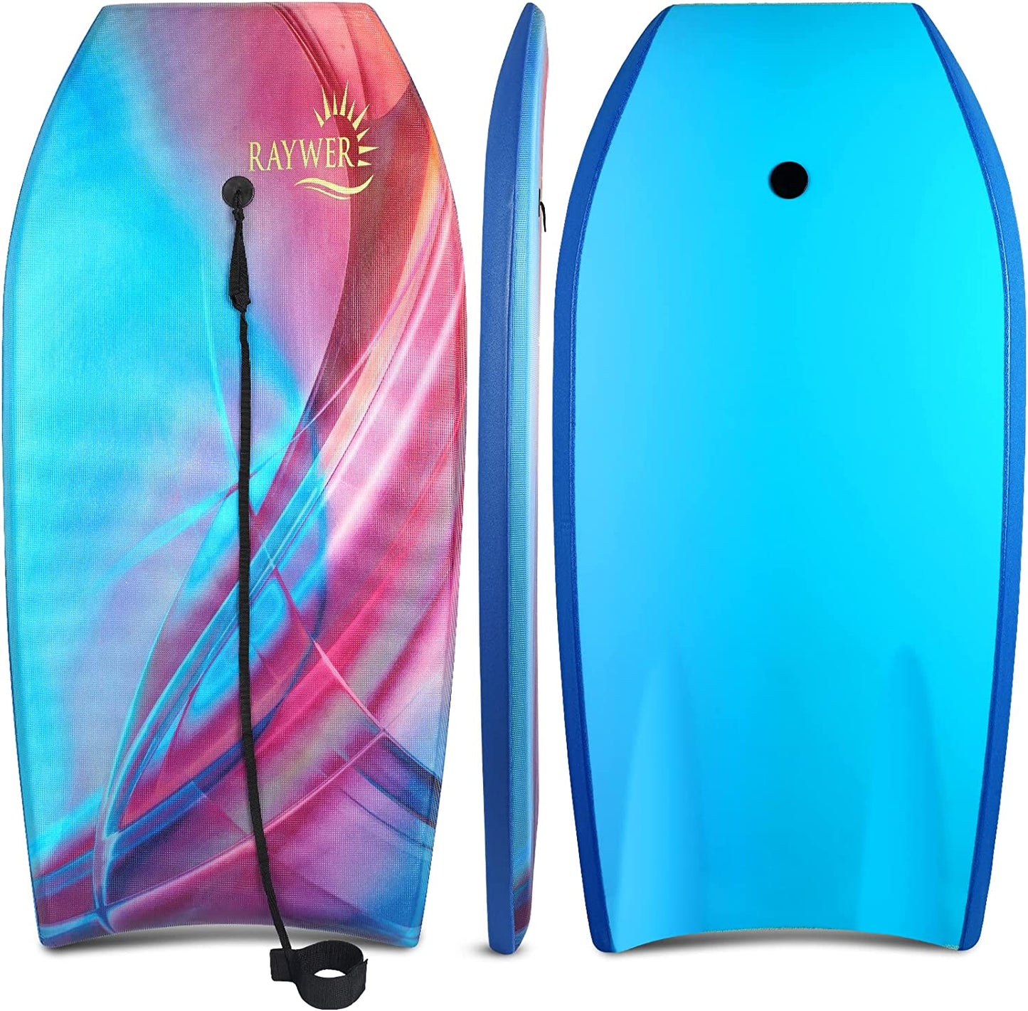 Lightweight bodyboard with EPS core, Colour: Blue, 33"