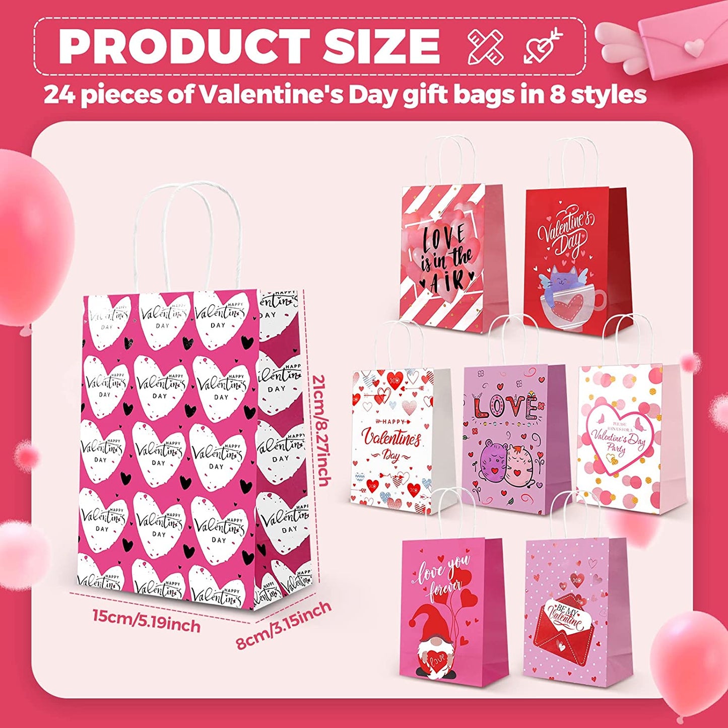 48 Pieces of Valentine's Day Party Favors