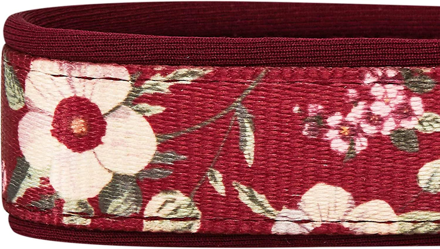 Floral Print Padded Pet Collar