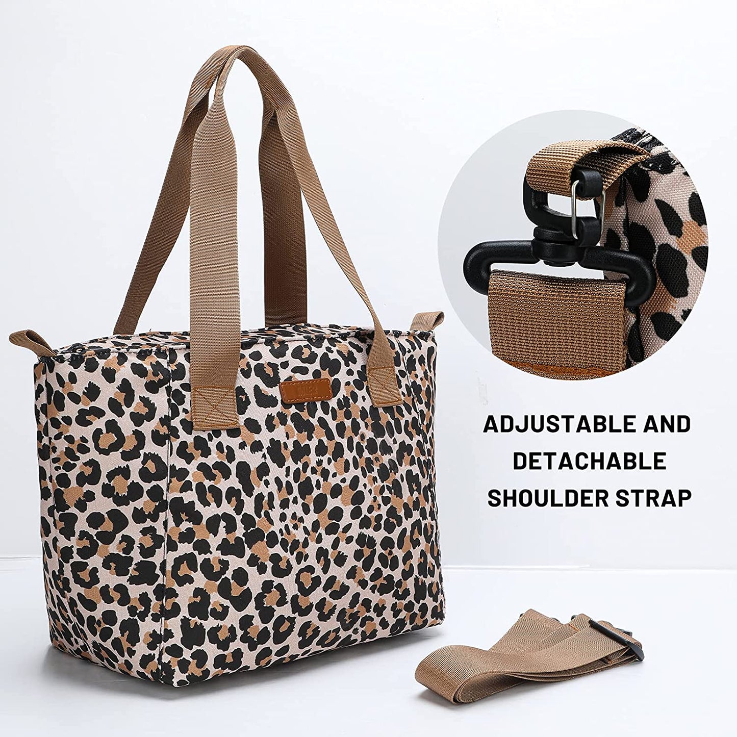 Leakproof Multifunctional Insulated Bag - Color: Leopard-16Can