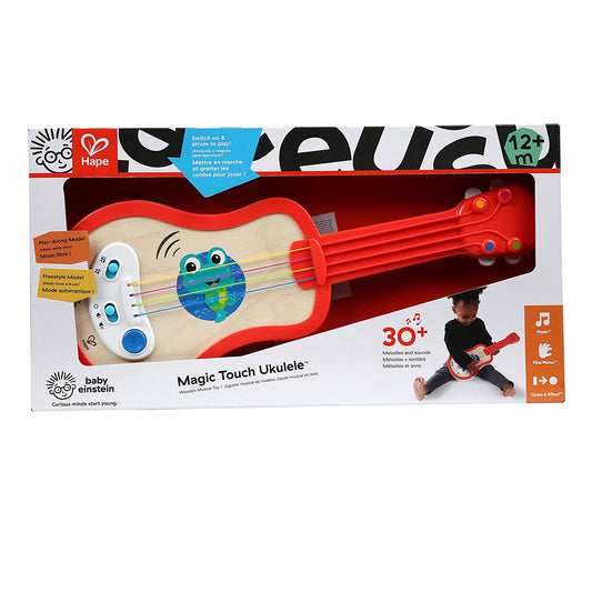 Wooden Musical Toy Ukulele, Red