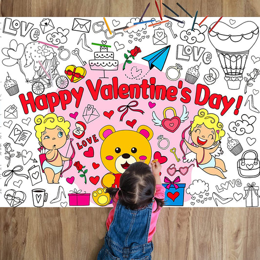 Valentine's Day Coloring Books, 31.4 x 43.3 inches