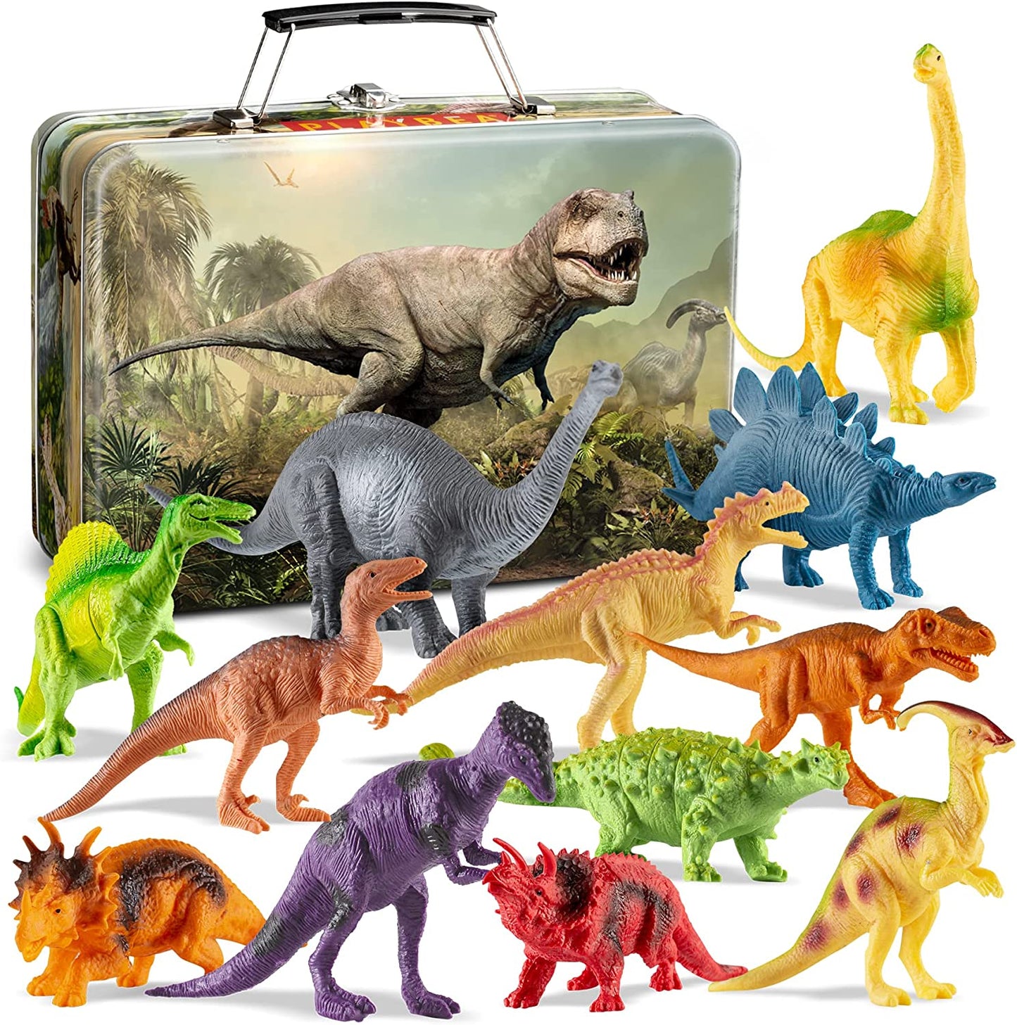 Dinosaur Toys for Boys - 12 Figures, 7"